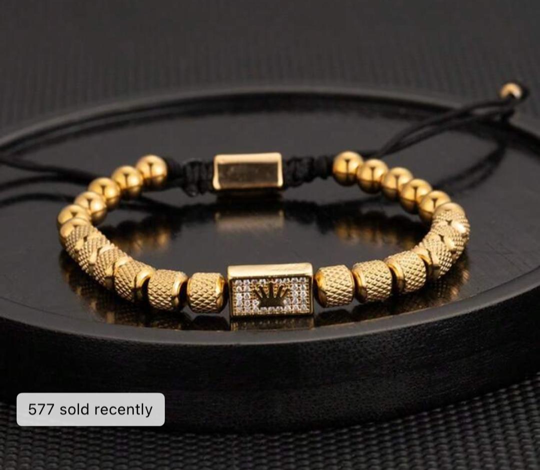 Bracelet Royal Couronne Or