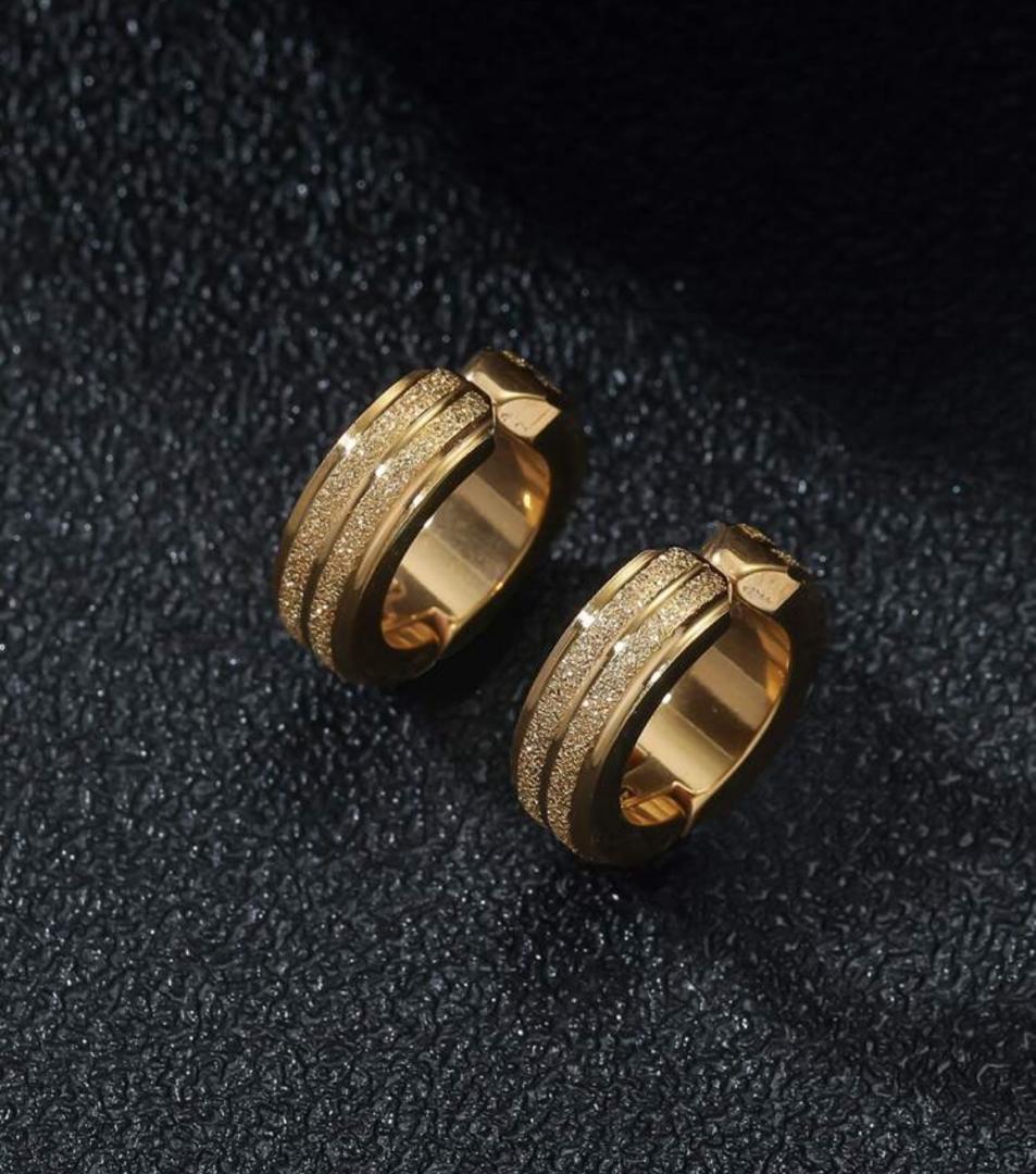 Boucles d'Oreille Or Diamanté